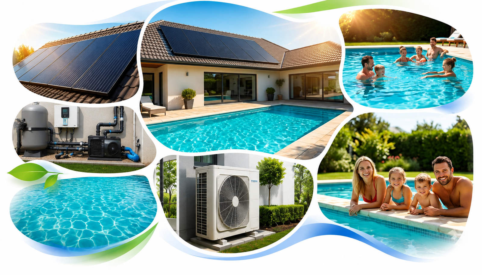 Sistema solar térmico para agua sanitaria y piscinas